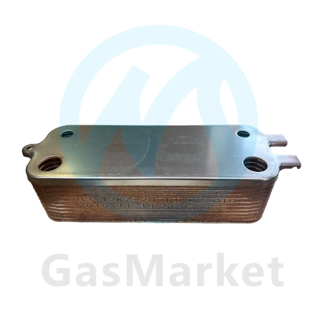 Теплообменник пластинчатый (вторичный)  18 пластин для котлов Buderus Logamax   87186429480