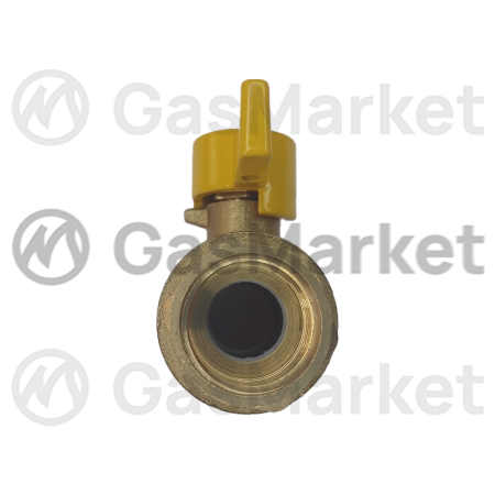 Кран шаровой VGS 11Б27П латунь 15mm x 1/2" гайка-гайка бабочка