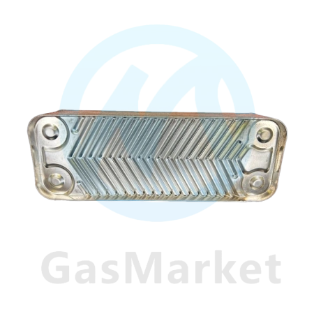 Теплообменник пластинчатый (вторичный)  12 пластин для котлов BAXI   (5686680) 5686690