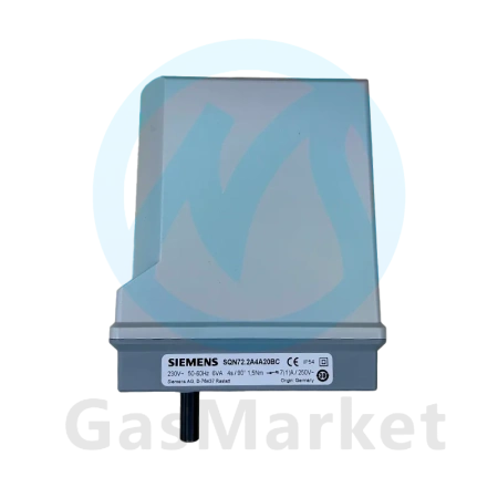 Сервопривод воздушной заслонки Siemens для газовых/жидкотопливных горелок CIB Unigas  SQN72.2A4A20BC