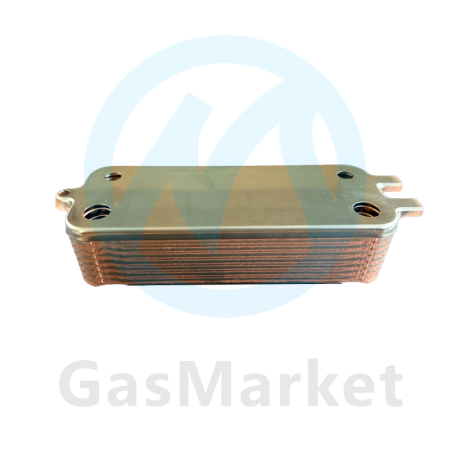 Теплообменник пластинчатый (вторичный) ГВС 16 пластин для котлов Buderus Logamax U072   87186446250