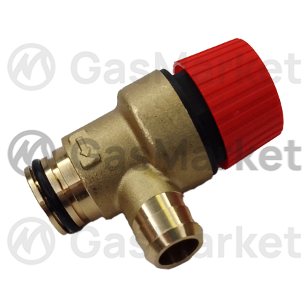 Предохранительный клапан сбросной 3 бар для котлов Ferroli Domina/Fortuna/Zews  (TY04030014) EV021-1