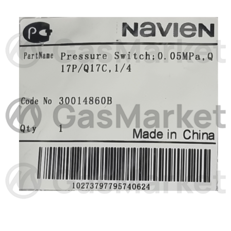 Датчик давления отопления для котлов Navien Deluxe C/E/S (EQB)  30014860B