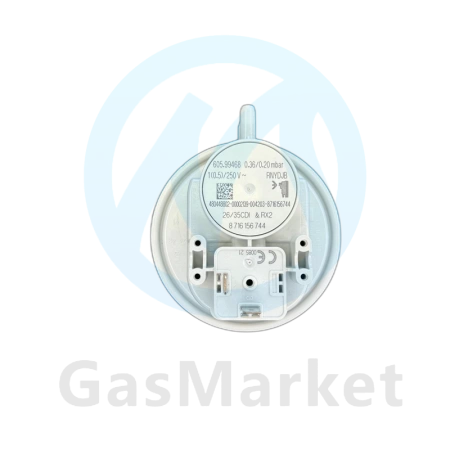 Прессостат (реле давления воздуха) 0,36/0,20 mbar для котлов Bosch/Buderus   87161567440