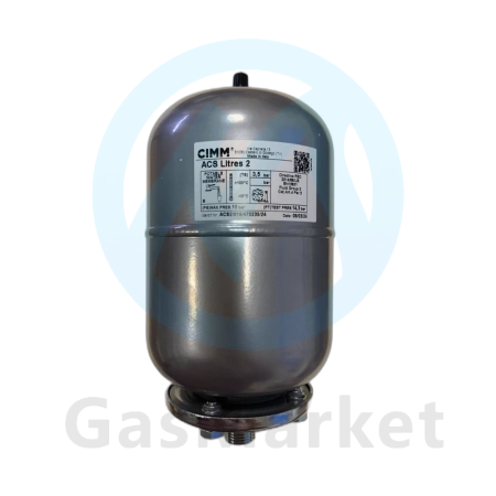 Расширительный бак бойлера ГВС 2 л для котлов BAXI Nuvola 3/Nuvola 3 comfort  (5661600) 5652700