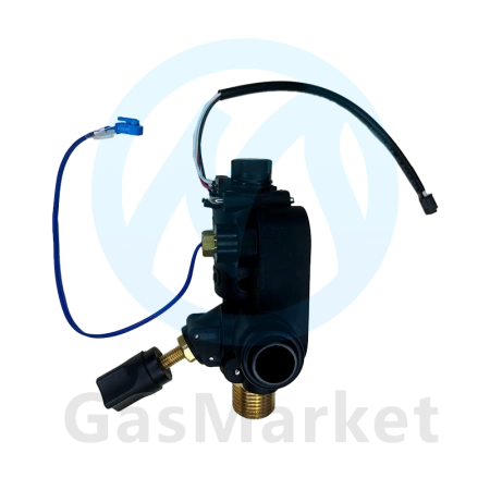 Гидроузел с датчиком протока ГВС для котлов Kiturami World Alfa C/CH/S   S323100138