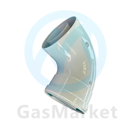 Угол коаксиальный Termica 90˚ Ø60/100 папа-мама  для котлов