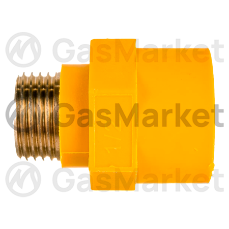 Муфта диэлектрическая латунь 1/2" гайка-штуцер AVG00030
