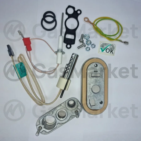 Электроды розжига и ионизации (комплект) для котлов Buderus Logamax Plus  (8738901633) 7736700560