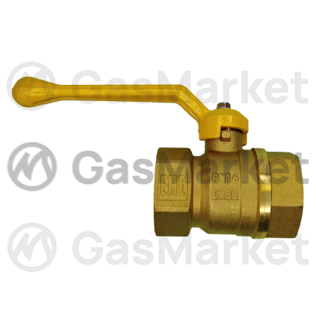 Кран шаровой VGS 11Б27П латунь 32mm x 1 1/4" гайка-гайка ручка