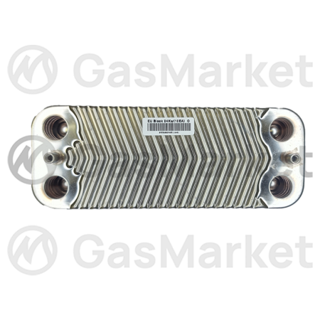 Теплообменник пластинчатый (вторичный)   для котлов Navien Deluxe S 13-24 кВт  30017721B