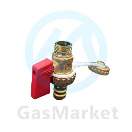 Кран сливной 3/8 для котлов Protherm KLO/KLOM/KLZ/PLO/TLO  (0020027543) 0020044776