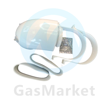 Адаптер дымохода STOUT угловой 90° коаксиальный DN 60/100 для котлов Baxi/Viessmann  055894