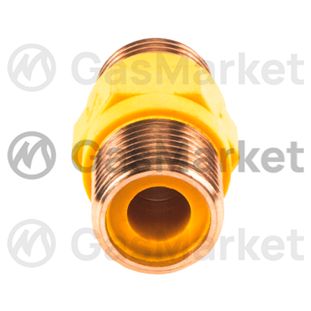 Муфта диэлектрическая латунь 3/4" штуцер-штуцер AVG00037