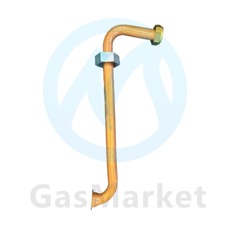 Патрубок  (труба обратной гидролинии) для котлов Buderus Logamax U052-24-28К/U054-24К  19928629