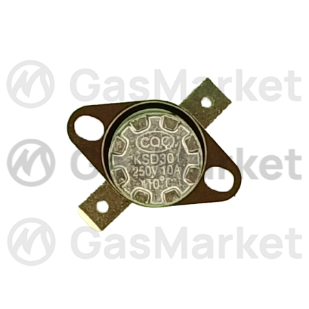 Датчик перегрева (термостат) KSD301 250V 10A 110C     AVG00052