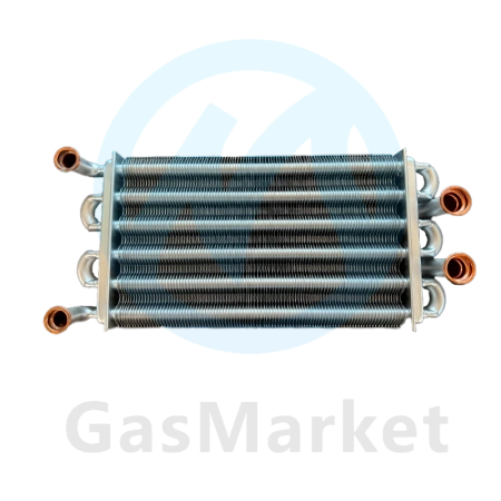 Теплообменник битермический для котлов Ferroli Domiproject F32   39819670