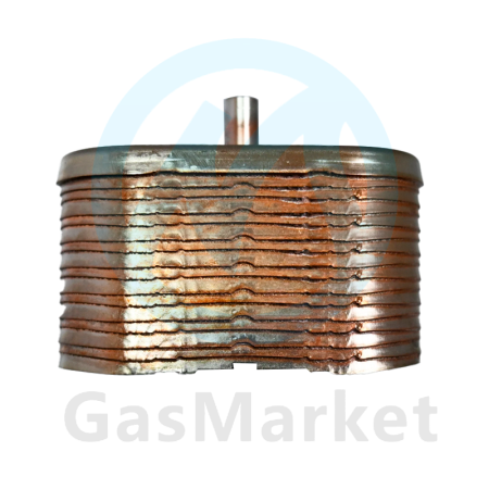 Теплообменник пластинчатый (вторичный) ГВС 16 пластин для котлов Navien NCB 700 35К  30018297A