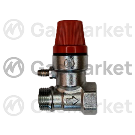 Предохранительный клапан 6 бар 600 кПа 1/2" для котлов Protherm Тигр/СКАТ   0020035555