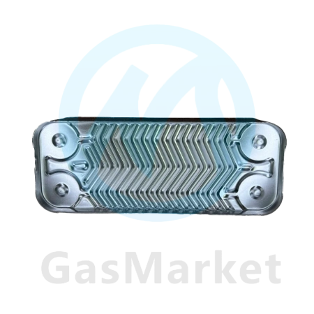 Теплообменник пластинчатый (вторичный)  18 пластин для котлов Buderus Logamax   87186429480