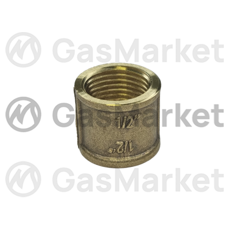 Муфта латунная  1/2"  AVG00050