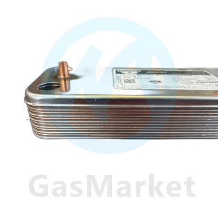 Теплообменник пластинчатый (вторичный) Zilmet 12 пластин для котлов BAXI    711612600