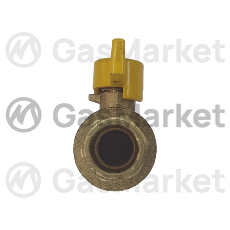 Кран шаровой VGS 11Б27П латунь 15mm x 1/2" гайка-штуцер бабочка