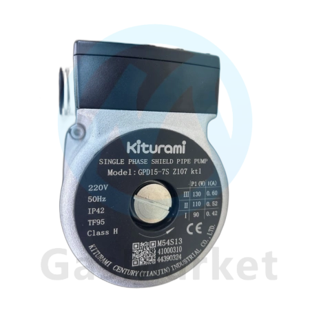 Циркуляционный насос GPD15-7S-Z107 для котлов Kiturami   (S135100025) S134100031