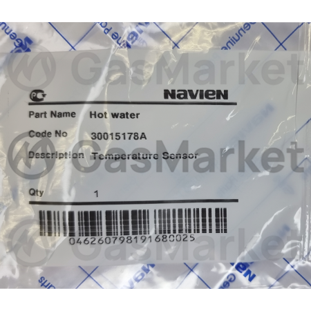 Датчик температуры ГВС для котлов Navien Deluxe S/C/E (NGB 350/351/310)   30015178A