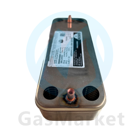 Теплообменник пластинчатый (вторичный) Zilmet 14 пластин для котлов Viessmann Vitopend   7856964