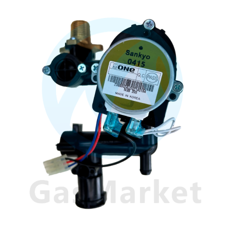 Гидроузел (гидрогруппа) ГВС с трехходовым клапаном в сборе для котлов Navien Deluxe One   30024434A