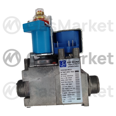 Газовый клапан SIT 845 SIGMA 0845105/0.845.105  для котлов Buderus Logamax  (87470037000) 19928644