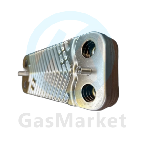 Теплообменник пластинчатый (вторичный) ГВС 8 пластин для котлов Kiturami WA.3 13   S289900080