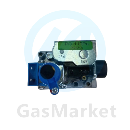 Газовый клапан EBR2008N  для котлов Kiturami WA.1, WA.2, WA.3, WA S, WA C, WA CH   S171100020