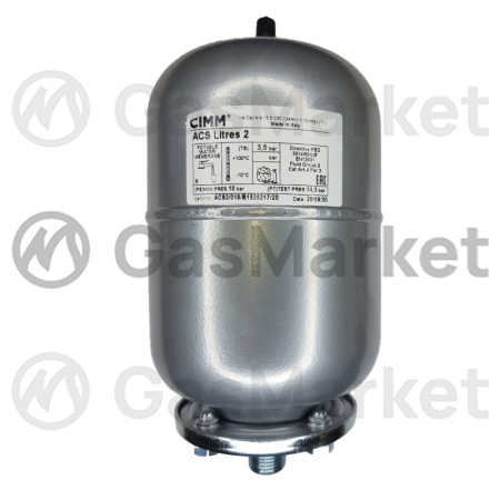 Расширительный бак (гидроаккумулятор) 2 л для котлов Ferroli   (36800480) 39818200