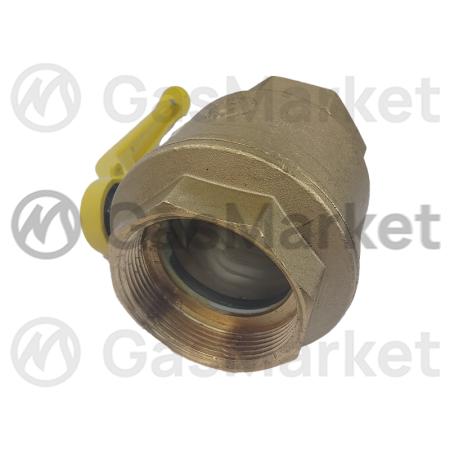 Кран шаровой VGS 11Б27П латунь DN50 x 2" гайка-гайка ручка