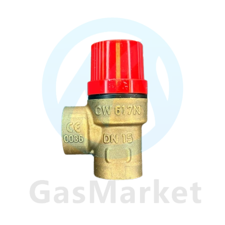 Предохранительный клапан сбросной 3 бар 1/2" для котлов Ferroli Pegasus   39817280