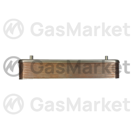 Теплообменник пластинчатый (вторичный) ГВС 12 пластин для котлов BAXI Luna-3   711612800