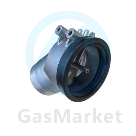 Патрубок подключения с трубкой Пито  Bosch/Buderus WBN 6000/U072  87186432420