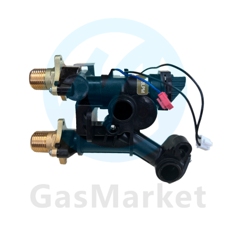 Гидроузел (гидрогруппа) ГВС с краном подпитки в сборе для котлов Navien Deluxe 30 кВт  30028720A