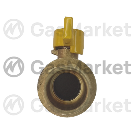 Кран шаровой VGS 11Б27П латунь 20mm x 3/4" гайка-штуцер бабочка