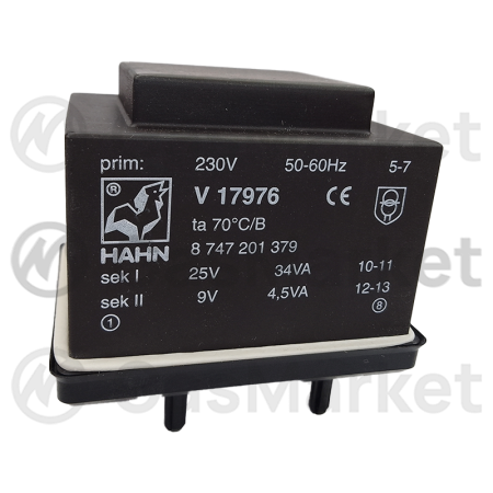 Трансформатор (блок) розжига  для котлов Bosch/Buderus U052/U054/U052T/U054T   19928702