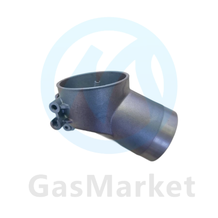 Патрубок  подключения вентилятора с трубкой Пито для котлов Bosch/Buderus   87186429260