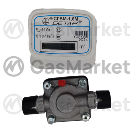 Счетчик газа СГБМ-1,6 ш/ш  AVG00076