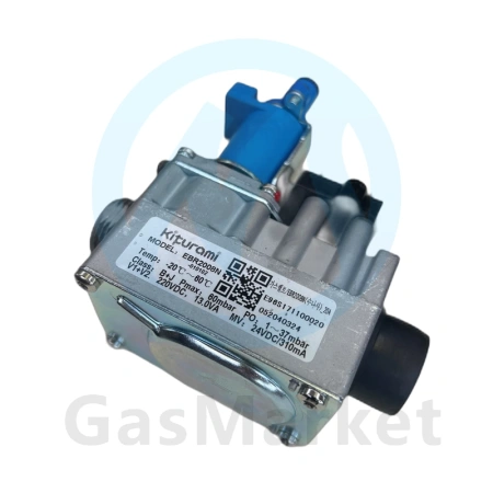Газовый клапан EBR2008N  для котлов Kiturami WA.1, WA.2, WA.3, WA S, WA C, WA CH   S171100020