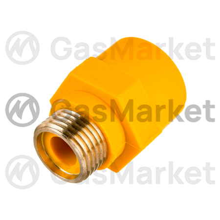 Муфта диэлектрическая латунь 1/2" гайка-штуцер AVG00030