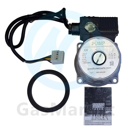 Двигатель цирк. насоса PUMP 15/5-2V для котлов Protherm Гепард/Пантера v.19   0020097216.P