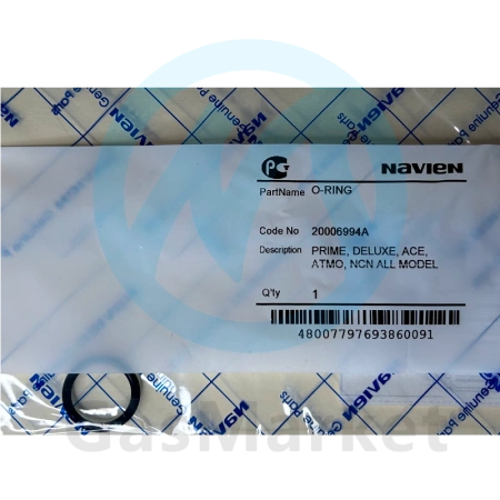 Прокладка (уплотнение) теплообменника 22 x 3 для котлов Navien Ace/Deluxe  (BH2423055) 20006994A