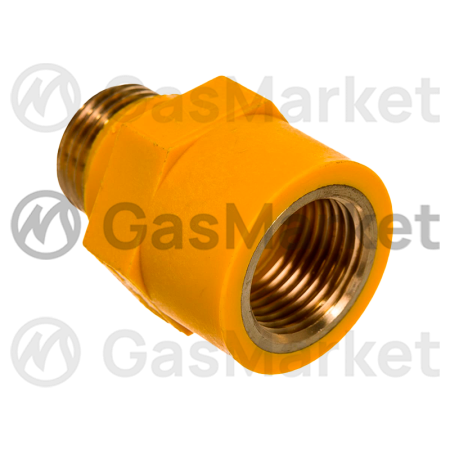 Муфта диэлектрическая латунь 1/2" гайка-штуцер AVG00030