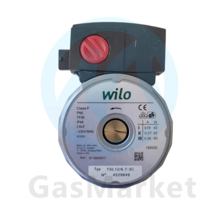 Двигатель цирк. насоса WILO TSL 12/6.7-3C для котлов Bosch/Buderus    87186450600.D
